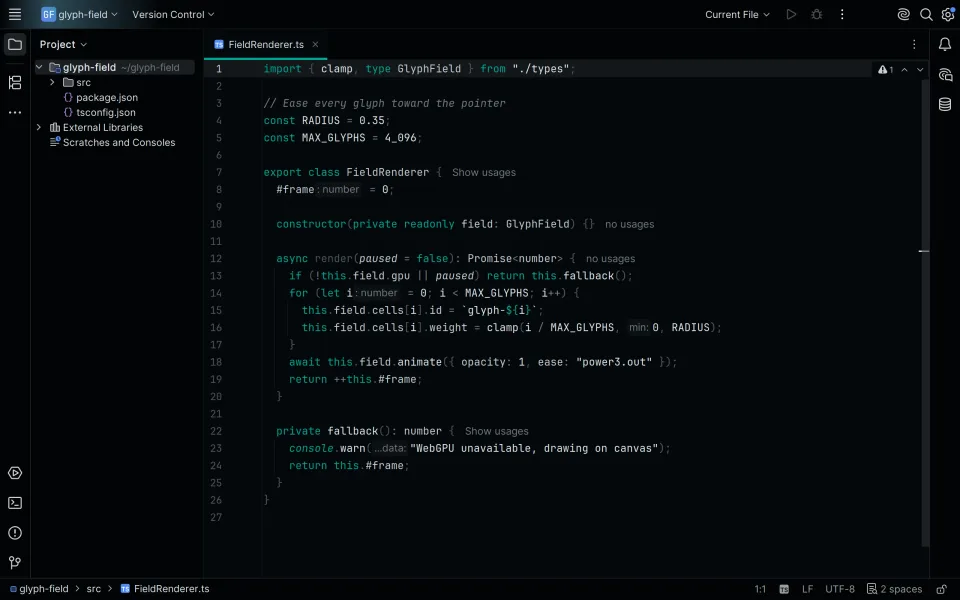 JetBrains IDEs running Living Code Signal