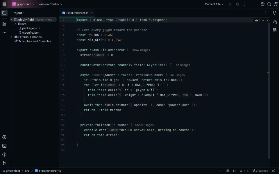 JetBrains IDEs running Living Code Frost
