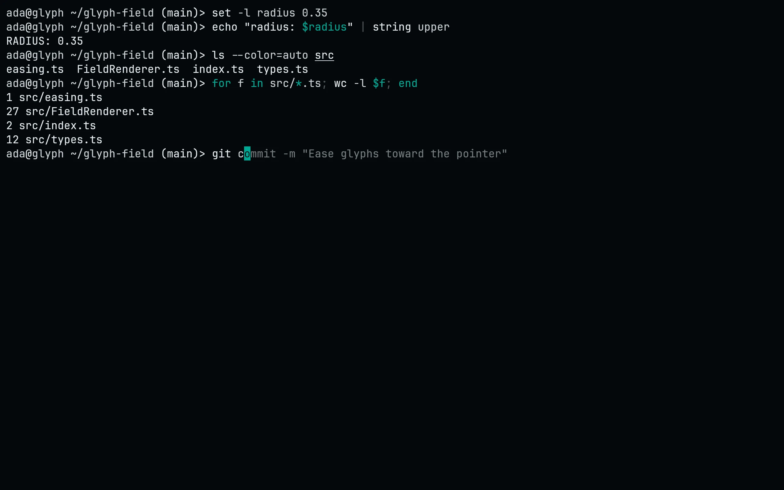 fish running Living Code Signal
