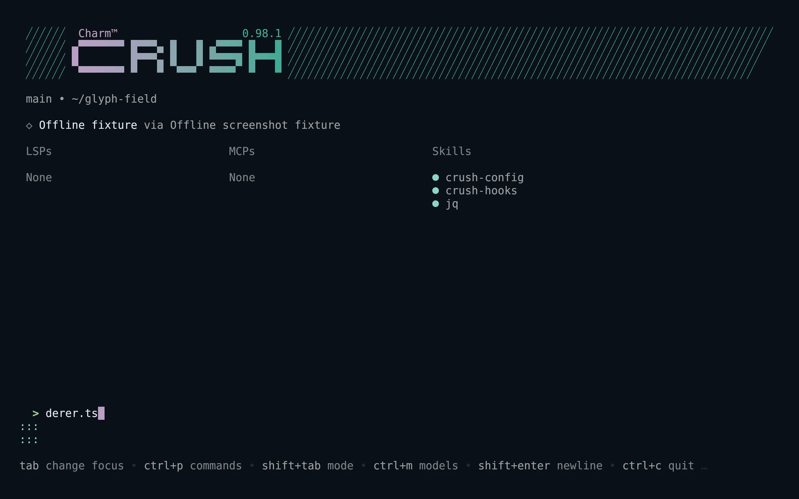 Crush running Living Code Frost