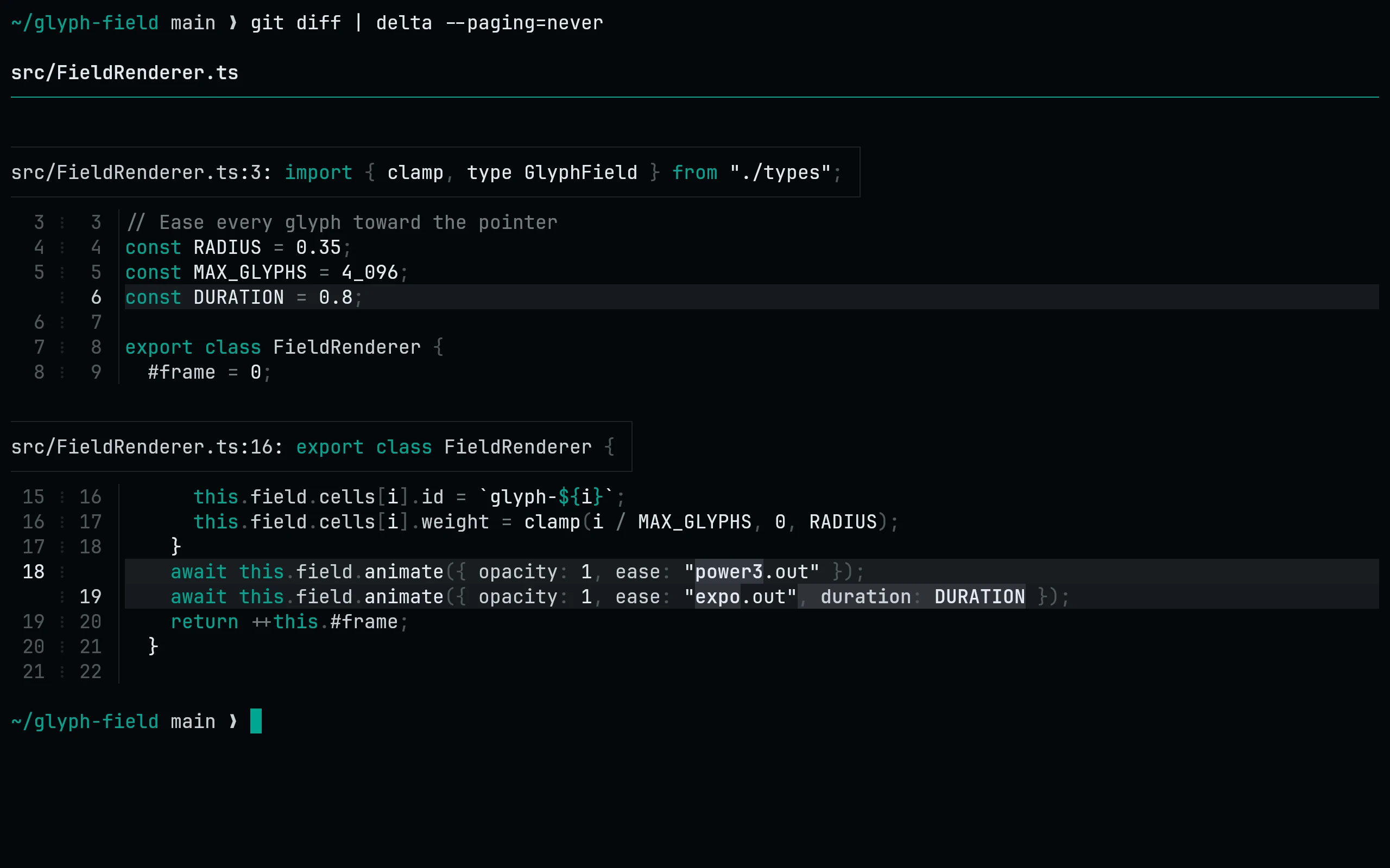 delta running Living Code Signal
