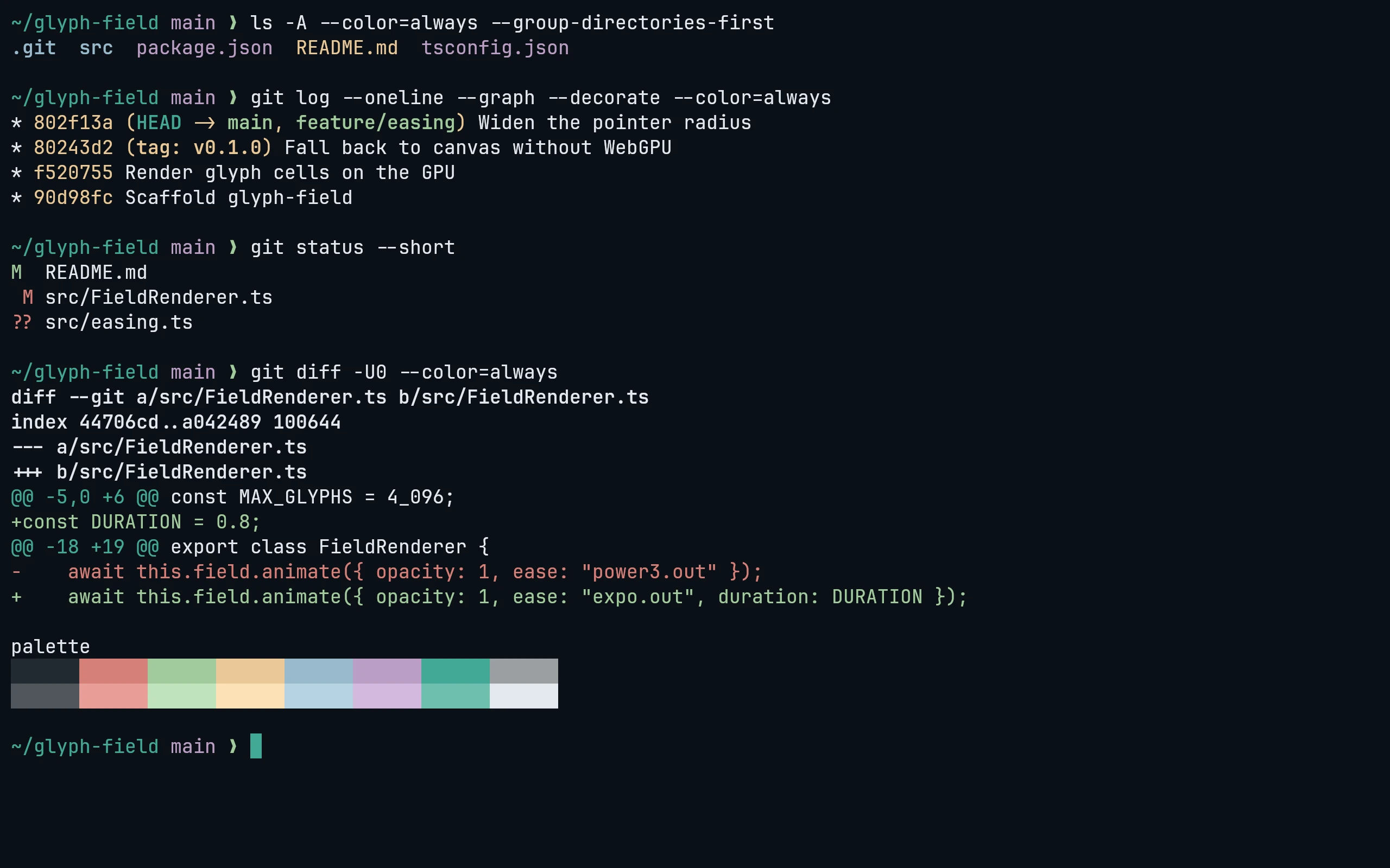 Kitty running Living Code Frost