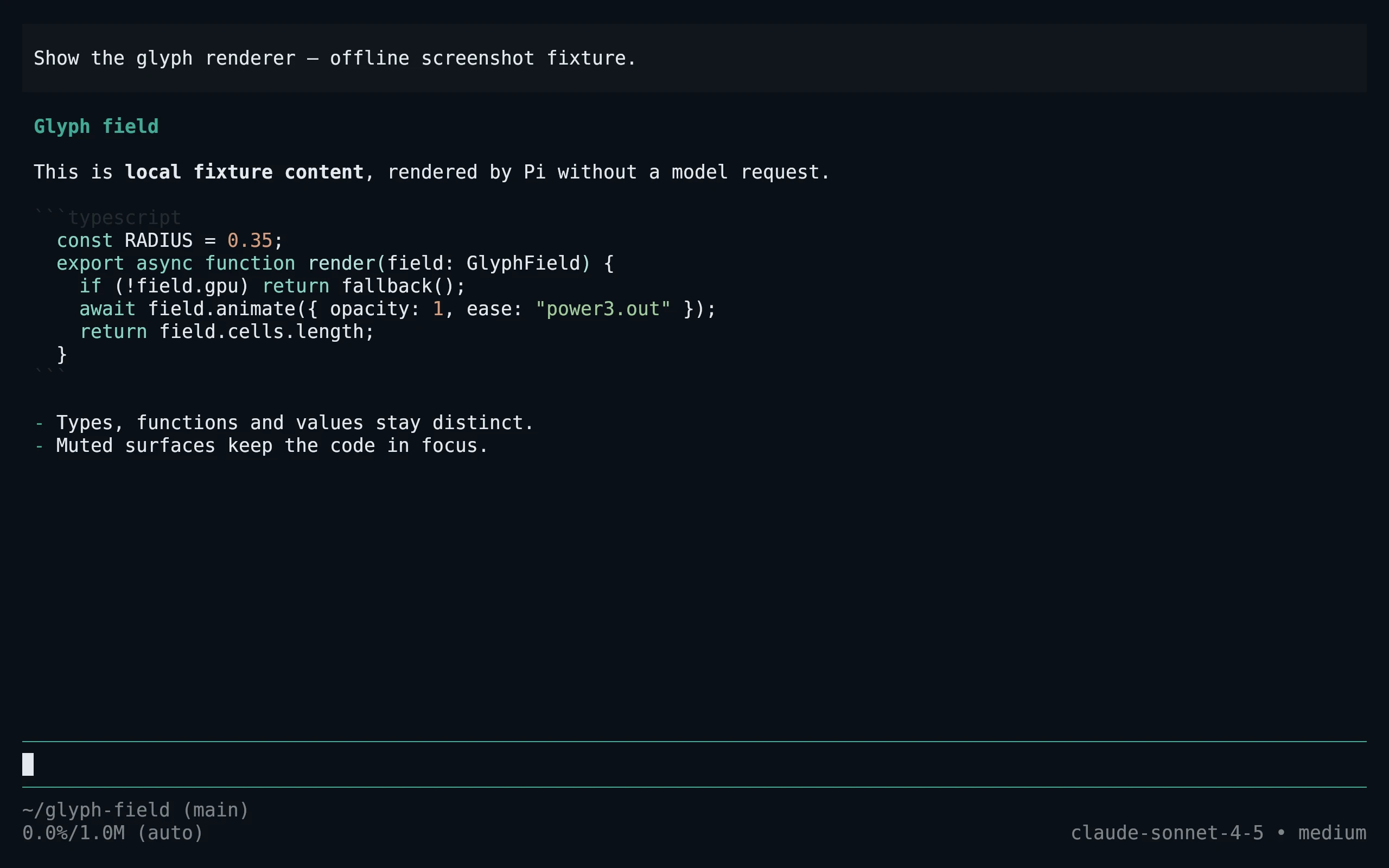 Pi running Living Code Frost