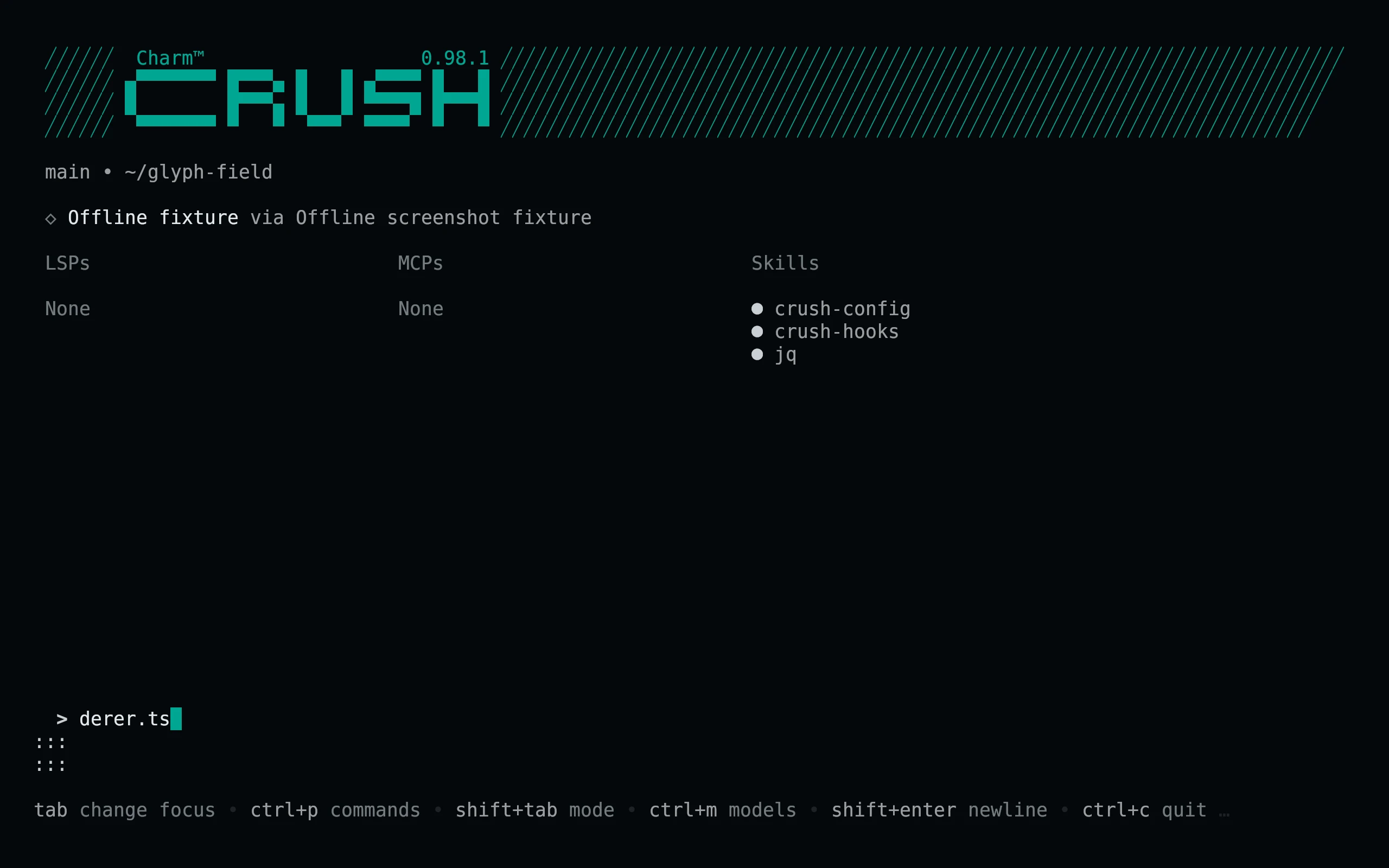 Crush running Living Code Signal