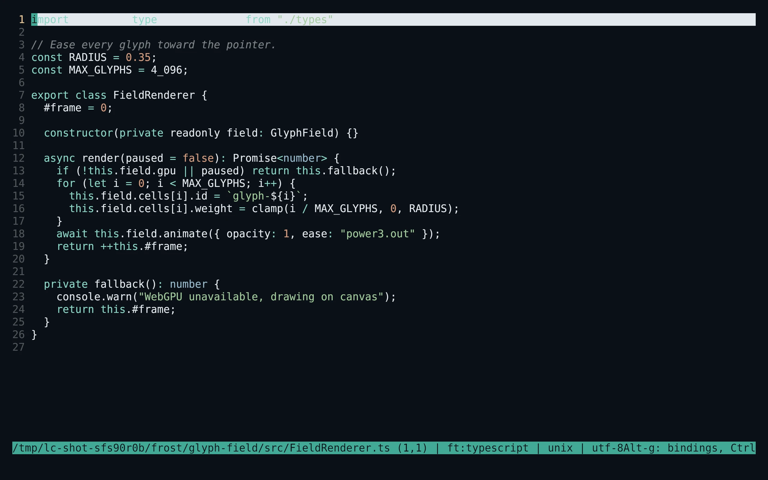 micro running Living Code Frost
