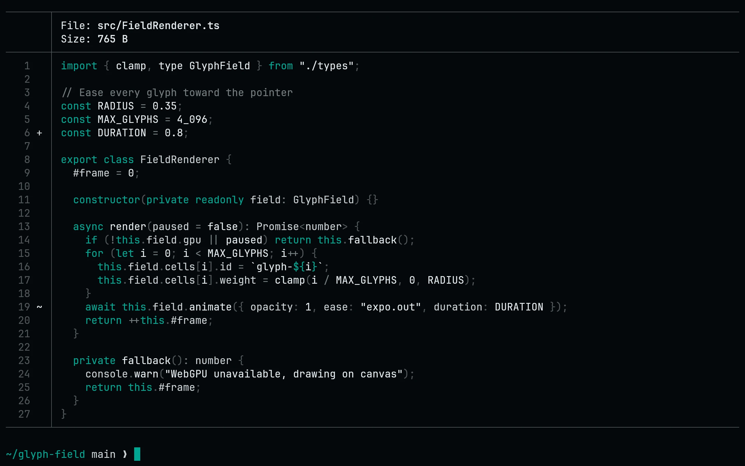 bat · delta (tmTheme) running Living Code Signal