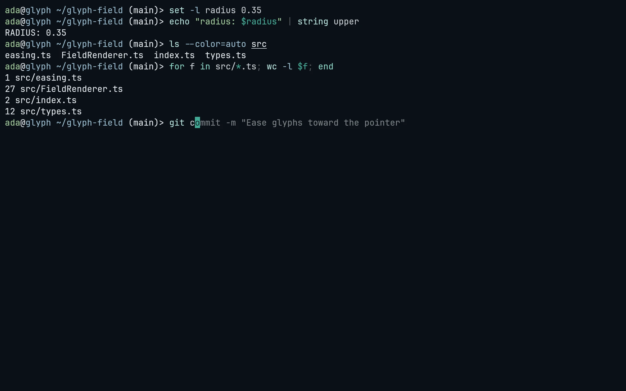 fish running Living Code Frost