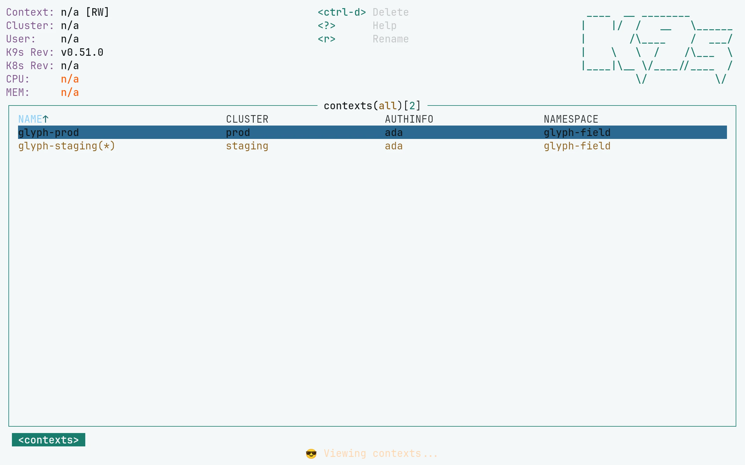 k9s running Living Code Paper
